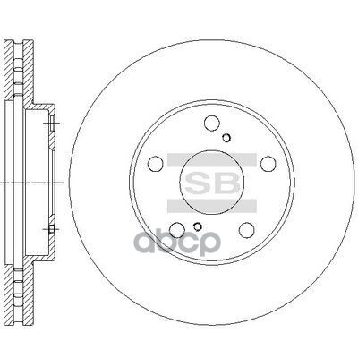 

Диск Тормозной Sangsin brake арт. SD4042