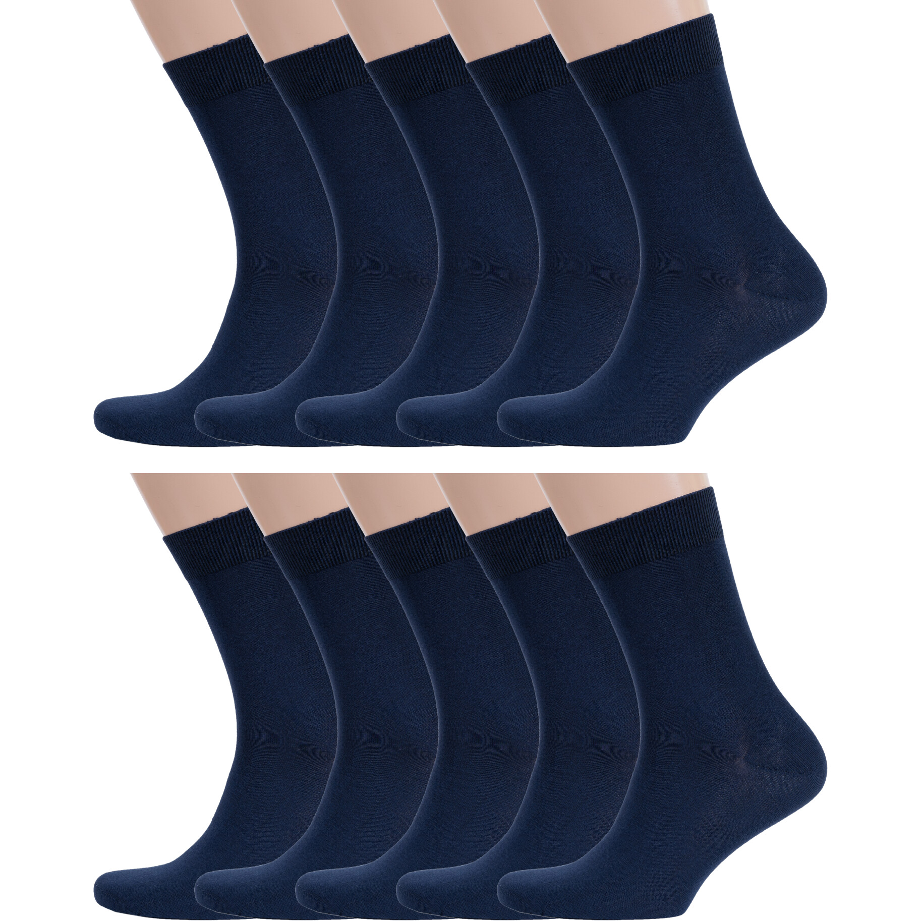 

Комплект носков мужских Rusocks 10-М-1134 синих 27, 10 пар, Синий, 10-М-1134