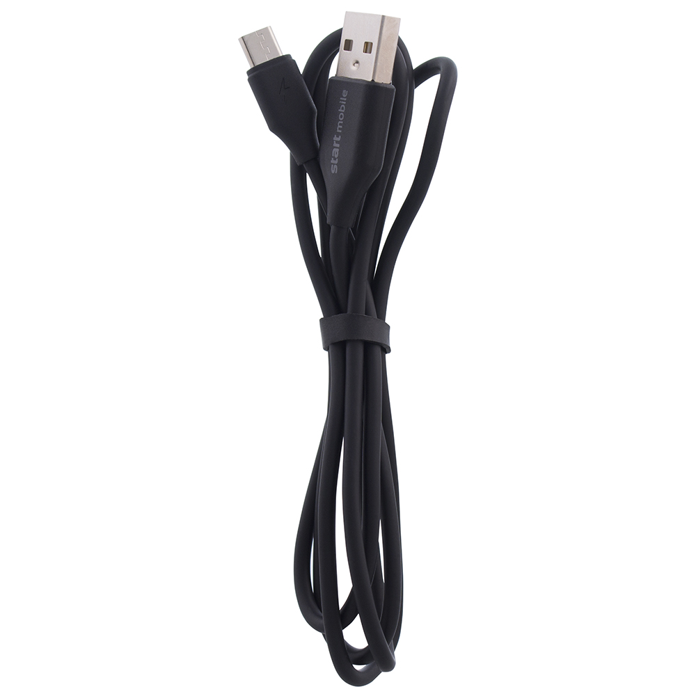 

Кабель USB - microUSB Start mobile 1 метр черный