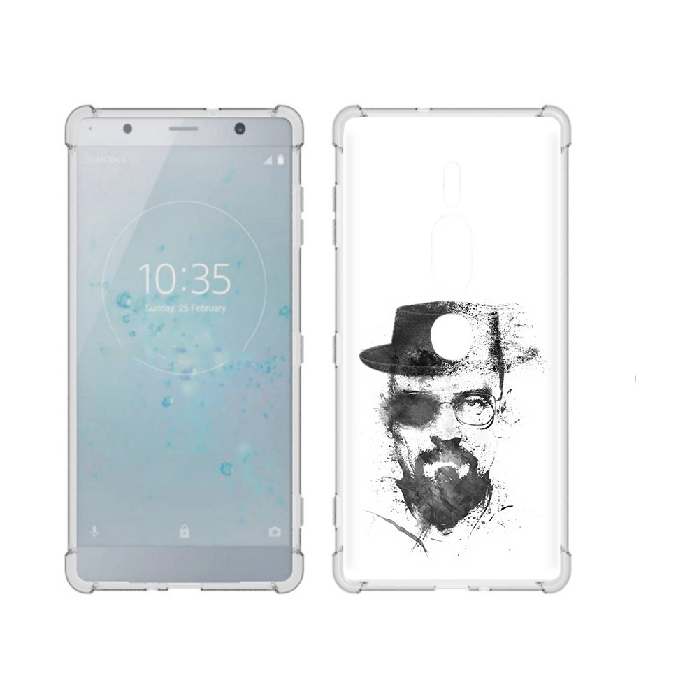 

Чехол MyPads Tocco для Sony Xperia XZ2 Premium загадочный человек, Прозрачный, Tocco