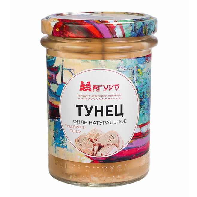 Филе тунца Магуро натуральная 200 г 309₽