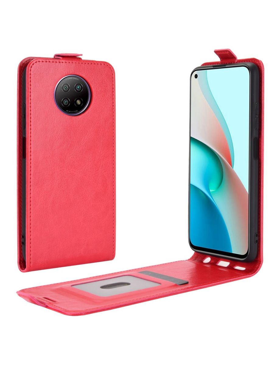 

Чехол книжка Flip для Xiaomi Redmi Note 9T Красный