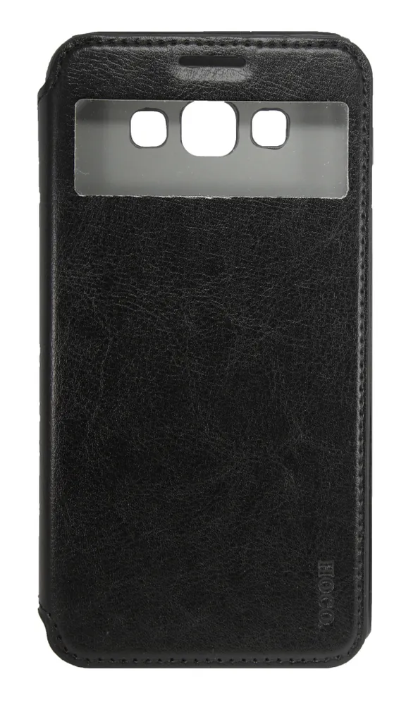 Футляр-книга боковой Hoco Crystal Classic для Samsung Galaxy E7 черный
