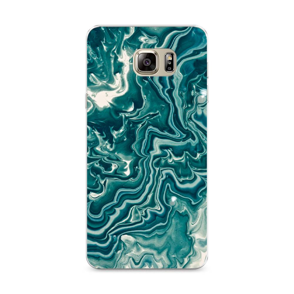 

Чехол Awog на Samsung Galaxy Note 5 / Самсунг Note 5 "Минералы 4", Голубой, 23550-3