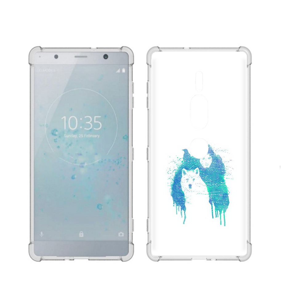 

Чехол MyPads Tocco для Sony Xperia XZ2 Premium джон сноу, Прозрачный, Tocco
