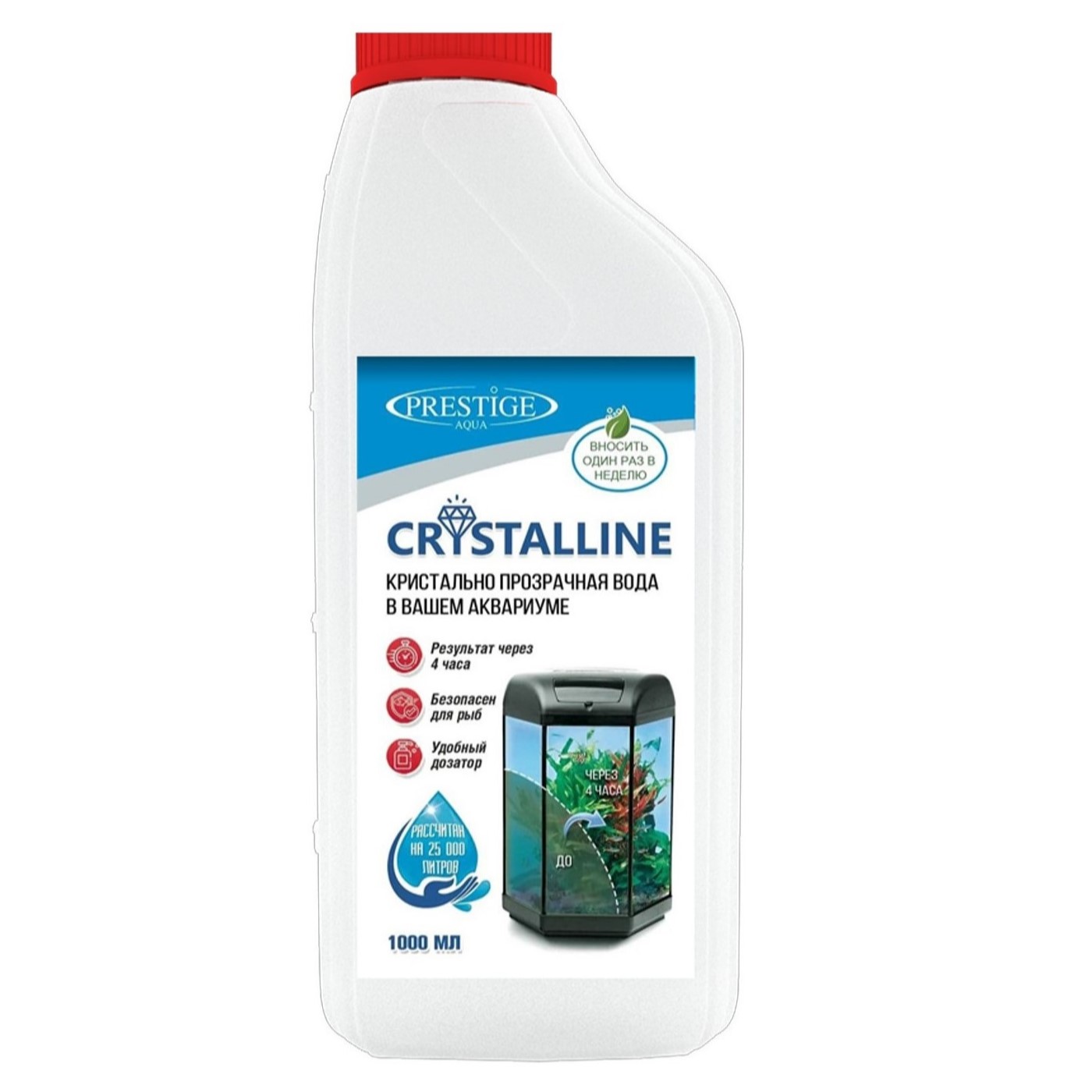 

Средство для очистки воды в аквариуме Prestige Aqua Crystalline, 1 л, Crystalline