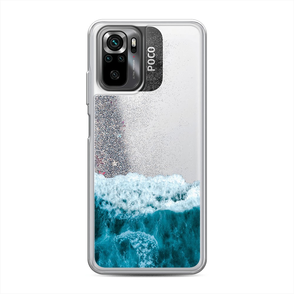 

Чехол Awog на Xiaomi Redmi Note 10/ Redmi Note 10S/ Poco M5s "Морская пучина", Голубой;белый, 316291-1