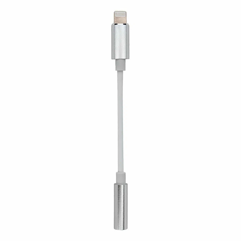 

Кабель Rexant Lightning - mini-Jack 3.5mm 0,1м, серый
