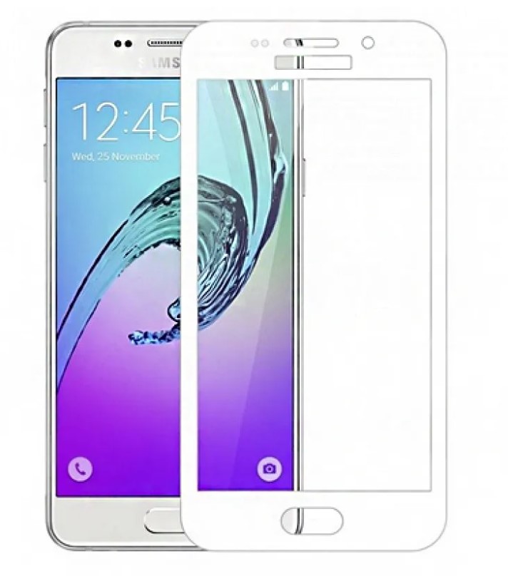 Защитное стекло на Samsung A510F, Galaxy A5 (2016), 2,5D, белый, X-CASE