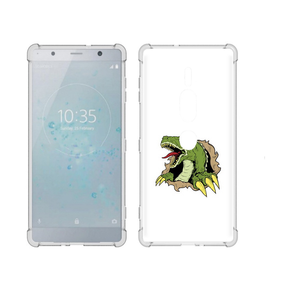

Чехол MyPads Tocco для Sony Xperia XZ2 Premium годзила, Прозрачный, Tocco