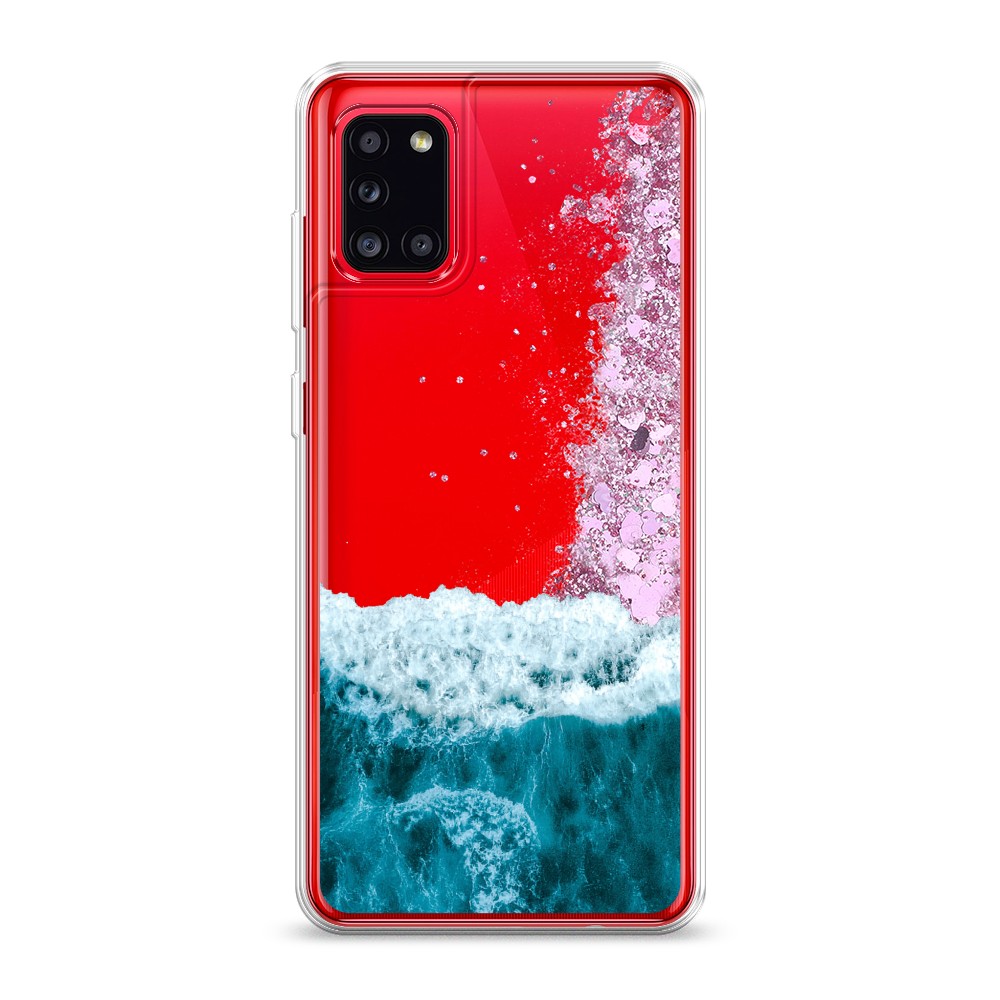 

Жидкий чехол с блестками "Морская пучина" на Samsung Galaxy A31