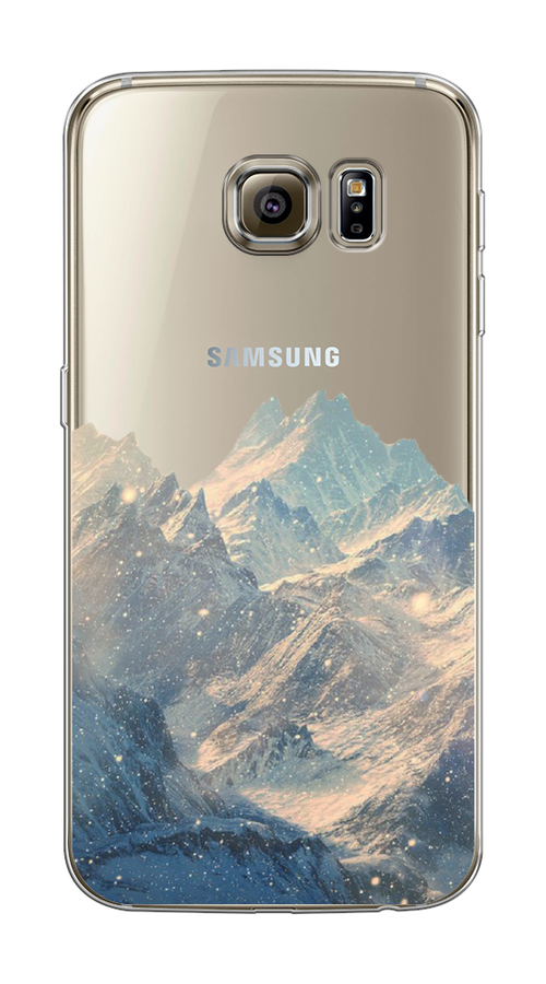 

Чехол Awog на Samsung Galaxy S6 edge "Горы арт 2", Серый, 24450-10
