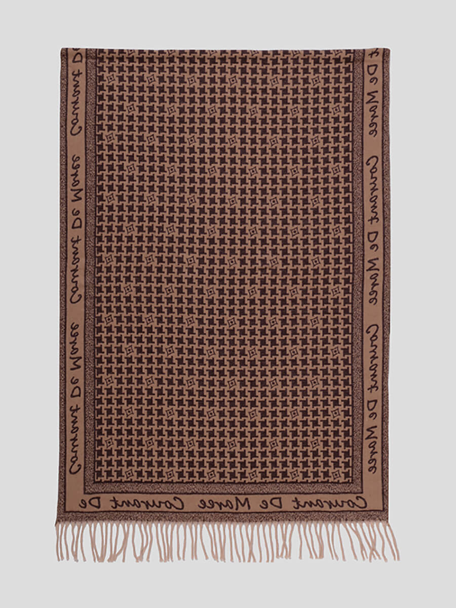 

Палантин женский Vitacci CLV012 коричневый, 200х66 см, CLV012