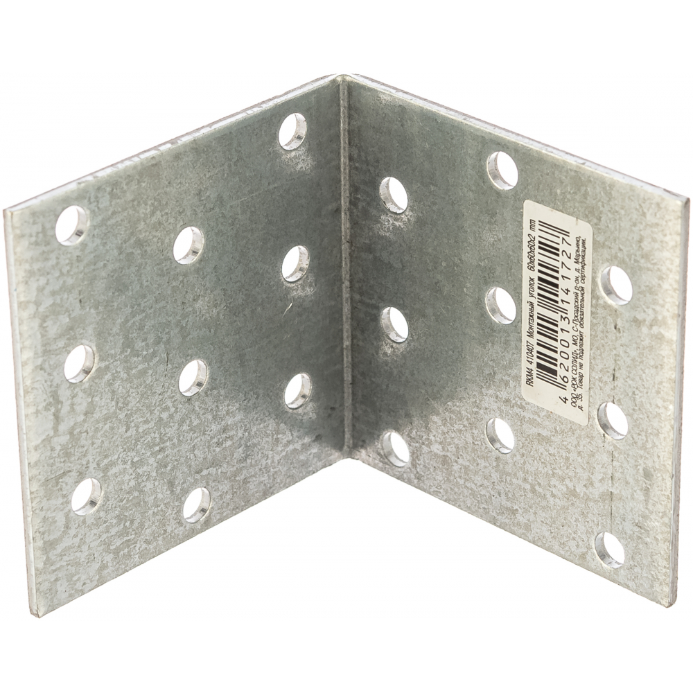 

Монтажный уголок Rock RKM4, 60х60х60х2 мм 20 шт. 410407