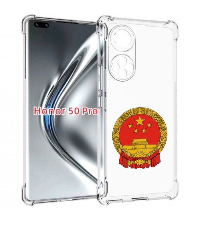 

Чехол бампер MyPads герб-китаи для Honor 50 Pro/Nova 9 P, Прозрачный, Tocco