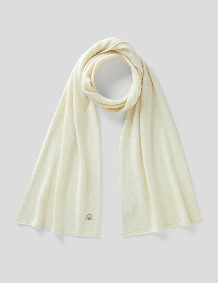 

Шарф женский United Colors of Benetton 21A_1030D0048_000 бежевый, 170x30 см