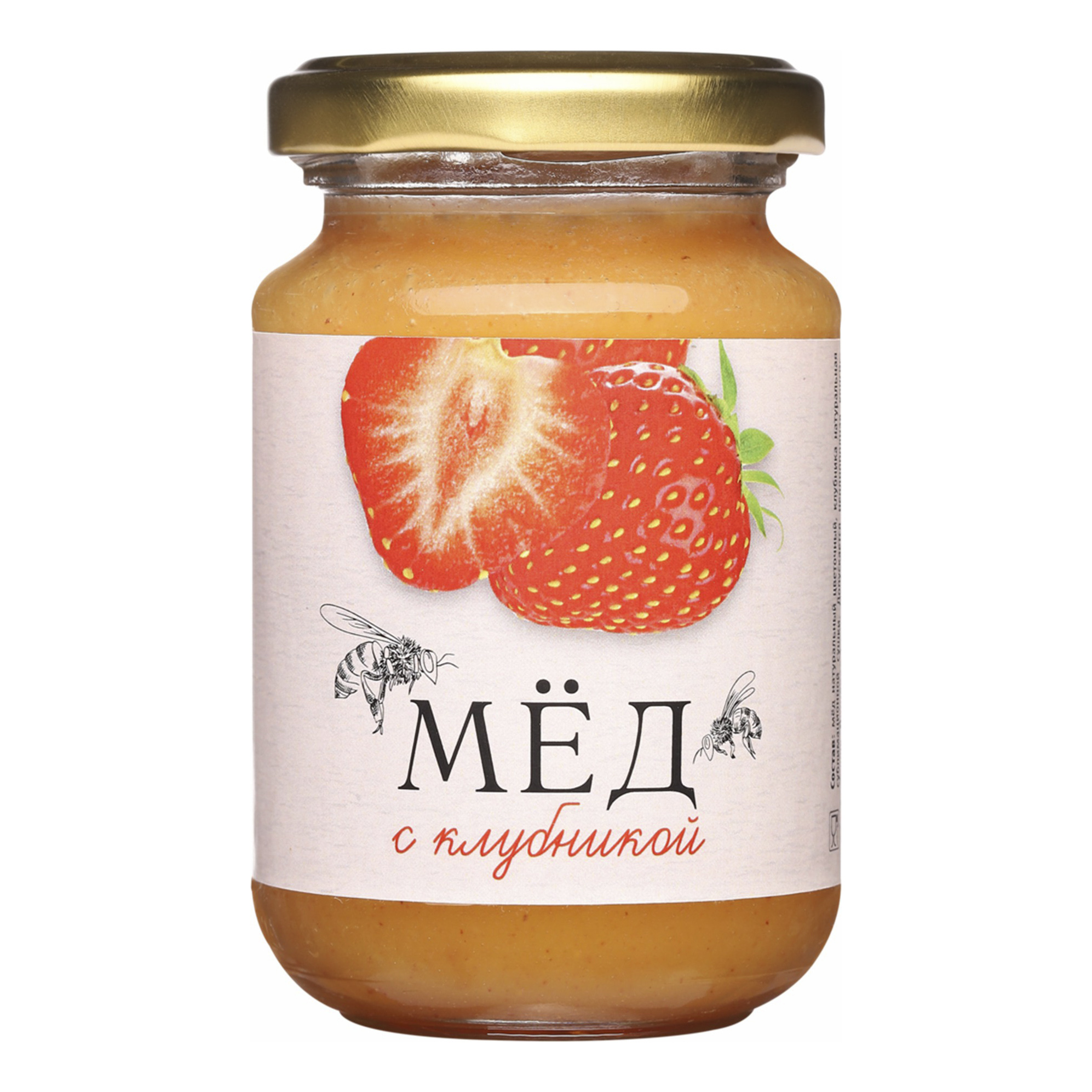 

Мед Мастер меда цветочный с клубникой 240 г