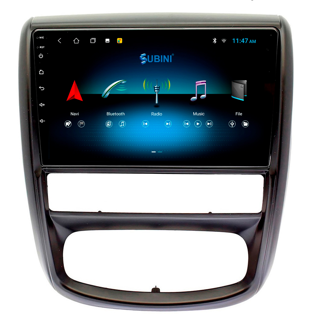 фото Автомагнитола для renault duster 2010-2015, 2/32 гб, android 10, ips 9', 2din, 4 ядра subini