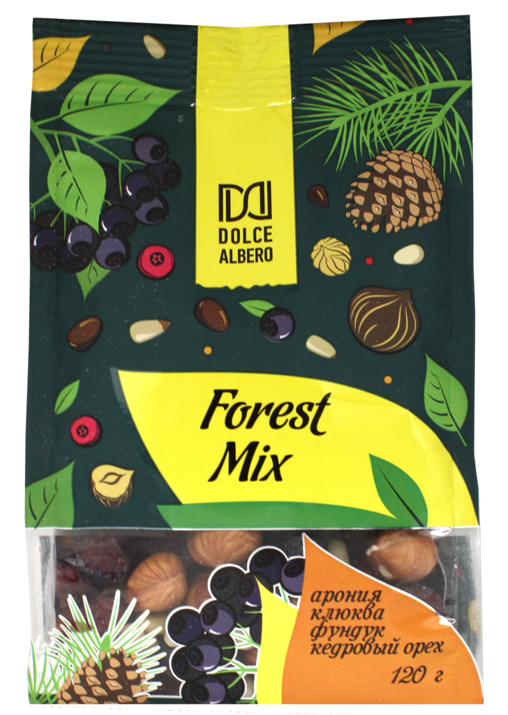 Коктейль Dolce Albero Forest mix орехово-фруктовый 120 г