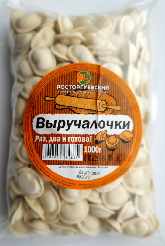 

Пельмени Росторгуевский Агропромышленный Комплекс Выручалочки 1 кг