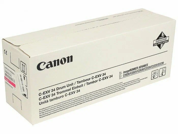 

Фотобарабан Canon C-EXV34M (3788B003) пурпурный, оригинальный, C-EXV34M (3788B003)