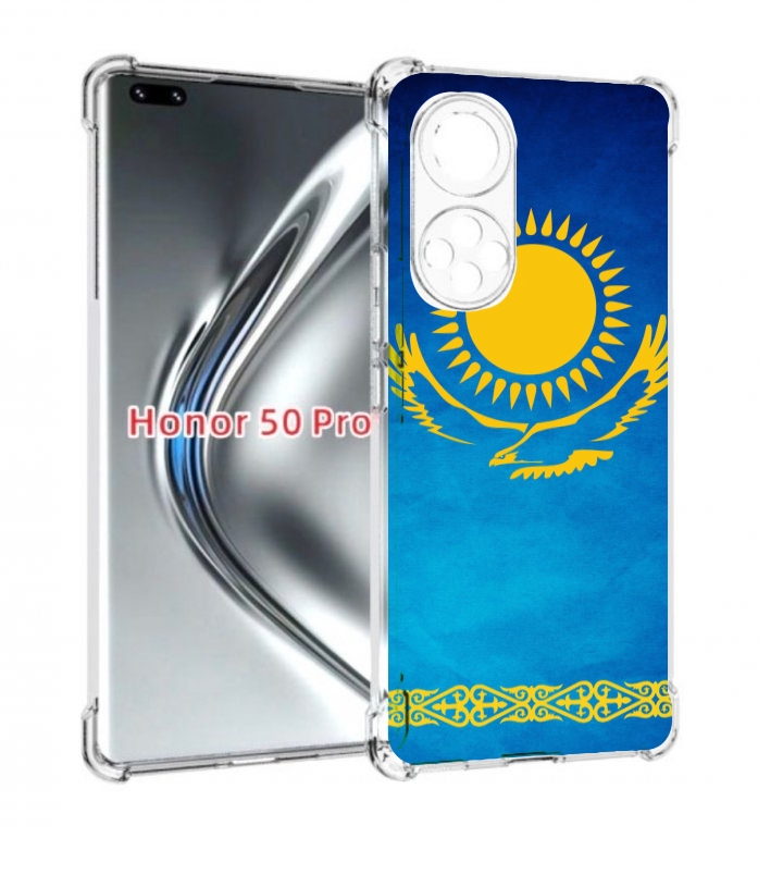 

Чехол бампер MyPads герб и флаг казахстана для Honor 50 P, Прозрачный, Tocco