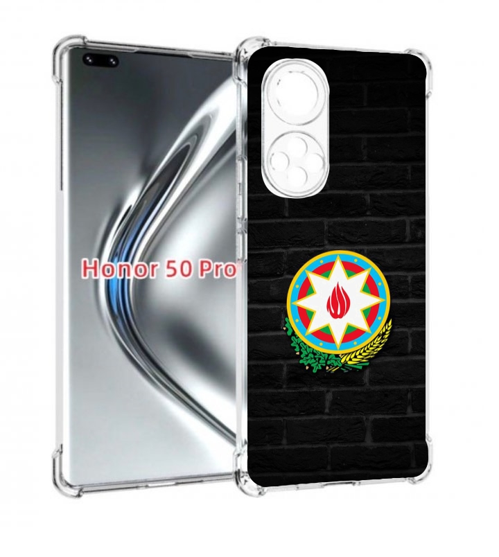 

Чехол бампер MyPads герб азербаиджана для Honor 50 Pro/N, Прозрачный, Tocco
