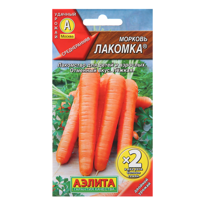 

Семена морковь Лакомка Аэлита 7154555 1 уп.