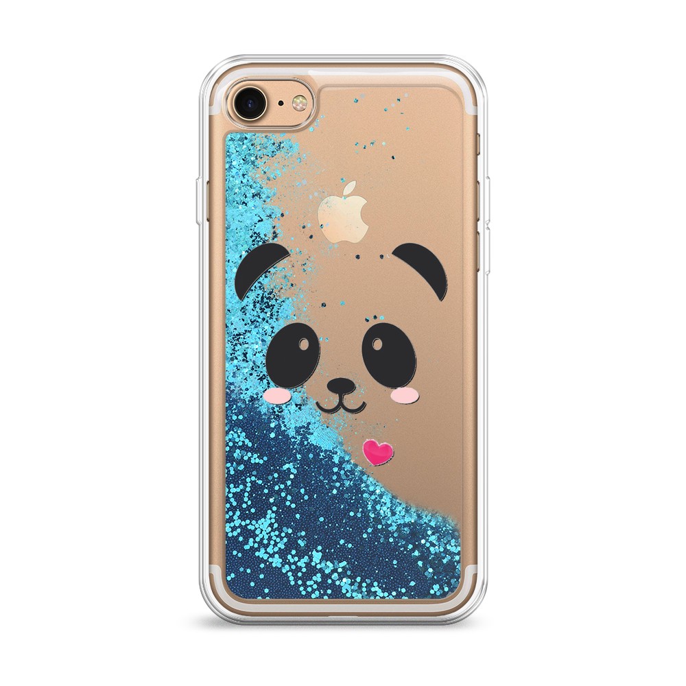 

Чехол Awog на Apple iPhone 7 / Айфон 7 "Влюбленный панда контур", Разноцветный, 10693-1