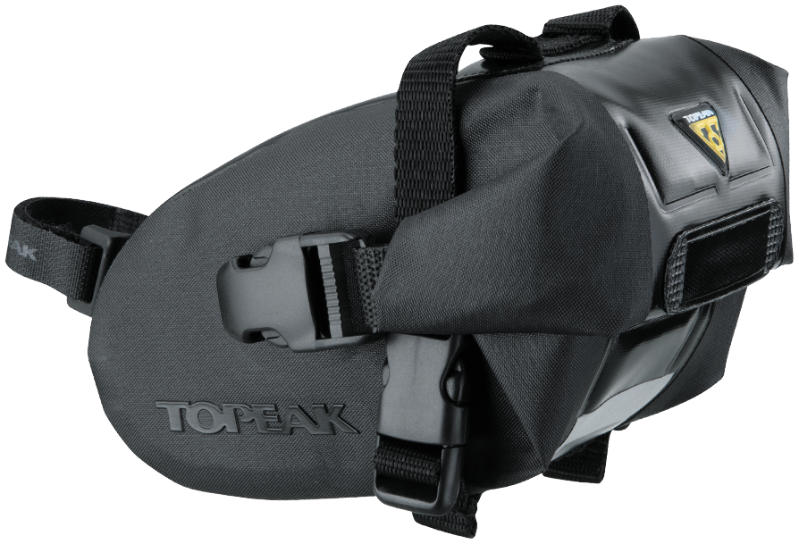 TOPEAK Wedge DryBag, подседельная сумка с креплением на липучке, чёрный цвет version, Smal