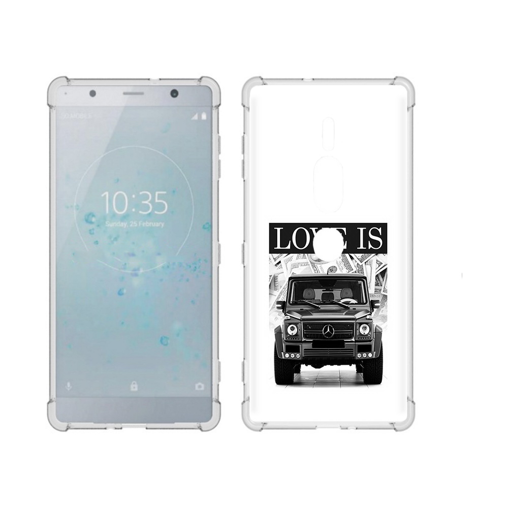 

Чехол MyPads Tocco для Sony Xperia XZ2 Premium гелик, Прозрачный, Tocco