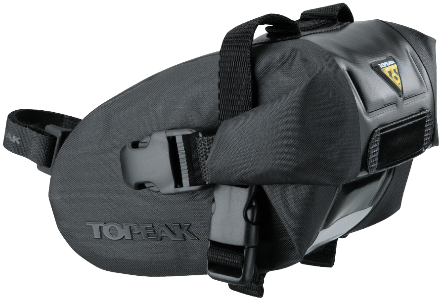 

TOPEAK WEDGE DRYBAG, STRAP MOUNT, BLACK COLOR VERSION, LARGE сумка подседельная с креплени, Черный