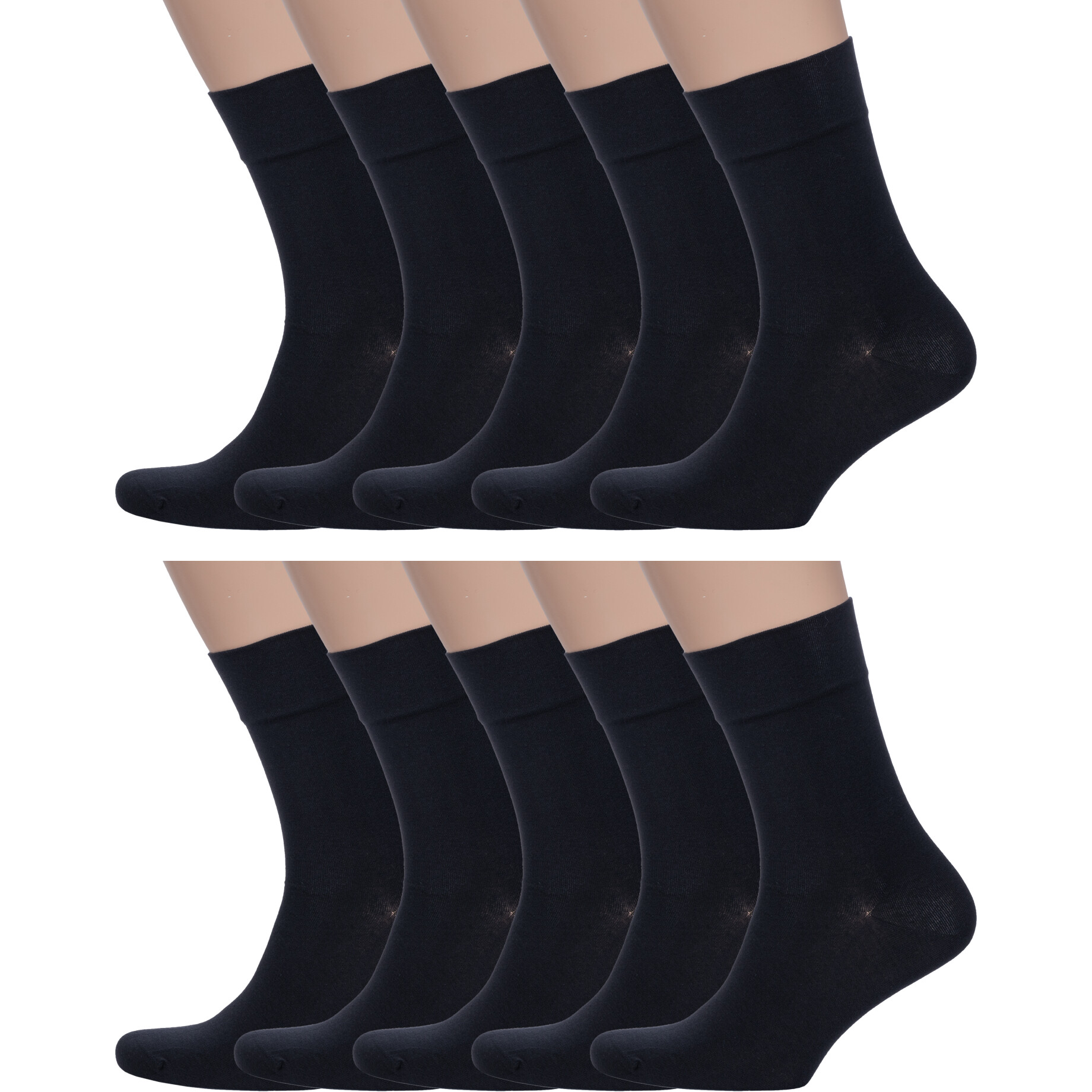 

Комплект носков мужских Rusocks 10-М-1131 черных 25-27, 10 пар, Черный, 10-М-1131
