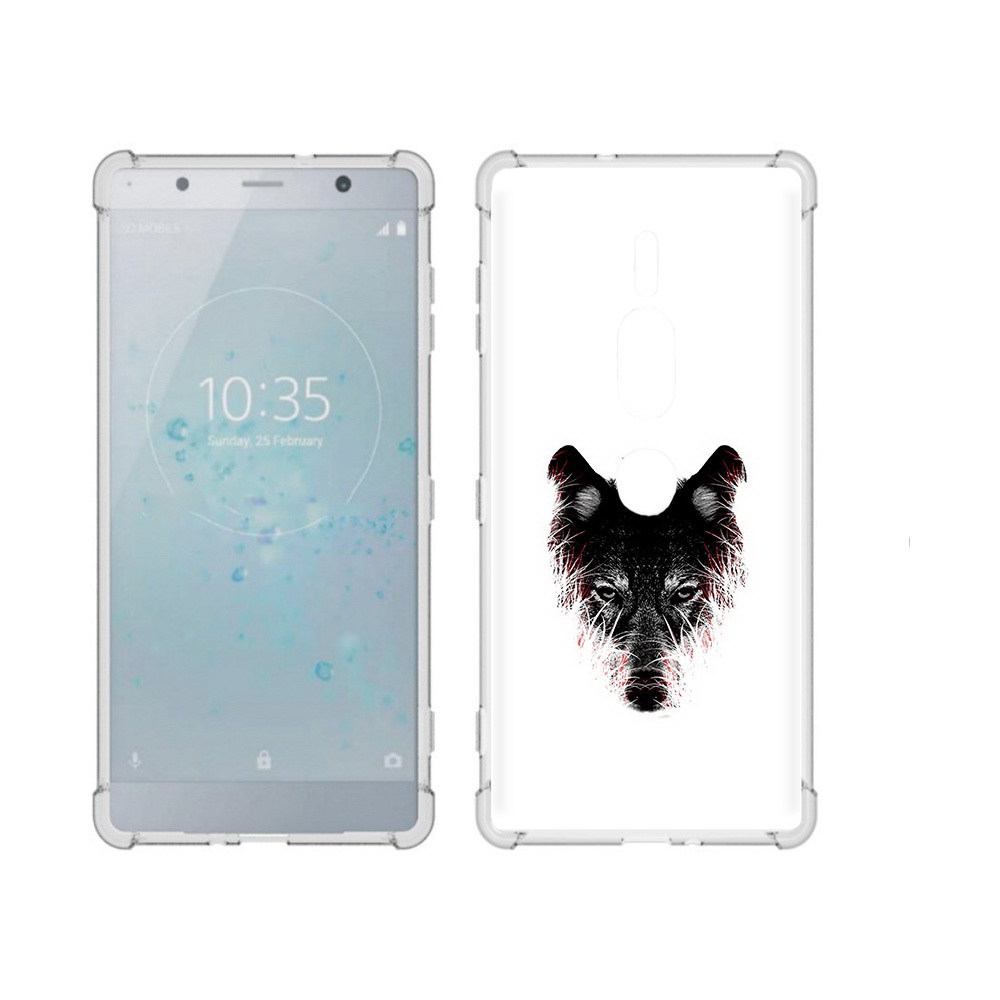 

Чехол MyPads Tocco для Sony Xperia XZ2 Premium волк в траве, Прозрачный, Tocco