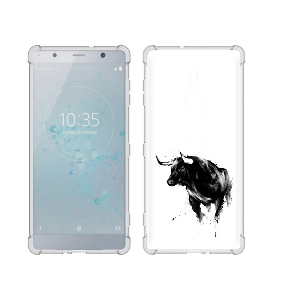

Чехол MyPads Tocco для Sony Xperia XZ2 Premium бык, Прозрачный, Tocco