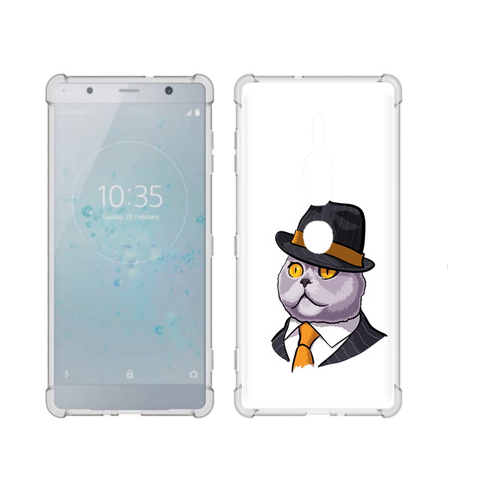 

Чехол MyPads Tocco для Sony Xperia XZ2 Premium британец, Прозрачный, Tocco