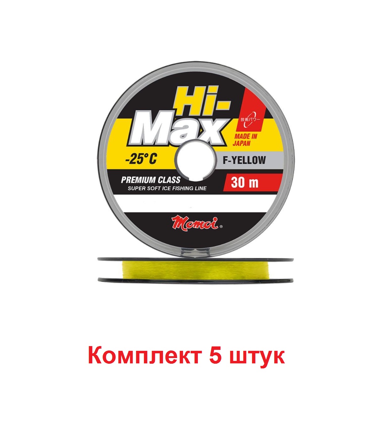 

Монофильная леска для рыбалки Momoi Hi-Max Sky Blue (5 / 0.18 / 3.5 / 5 / желтый /, Hi-Max