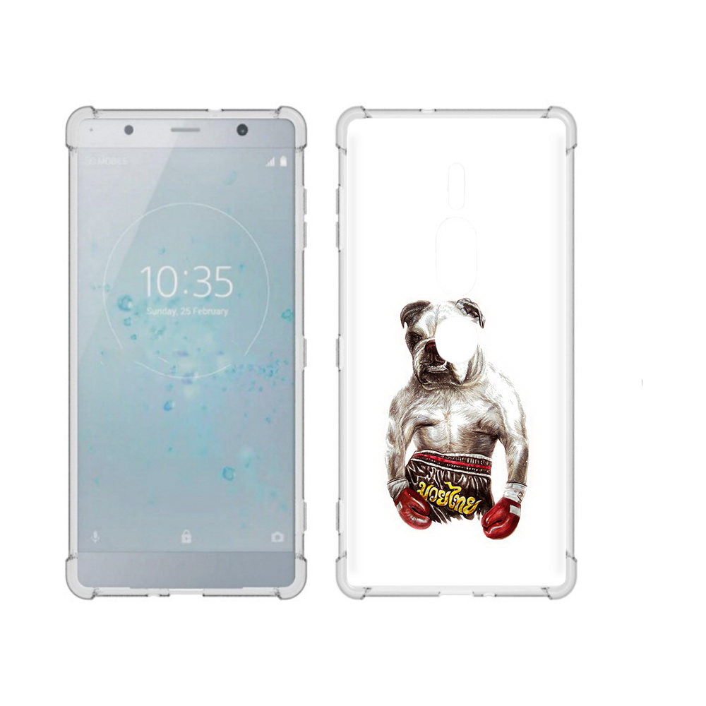 

Чехол MyPads Tocco для Sony Xperia XZ2 Premium боксер, Прозрачный, Tocco