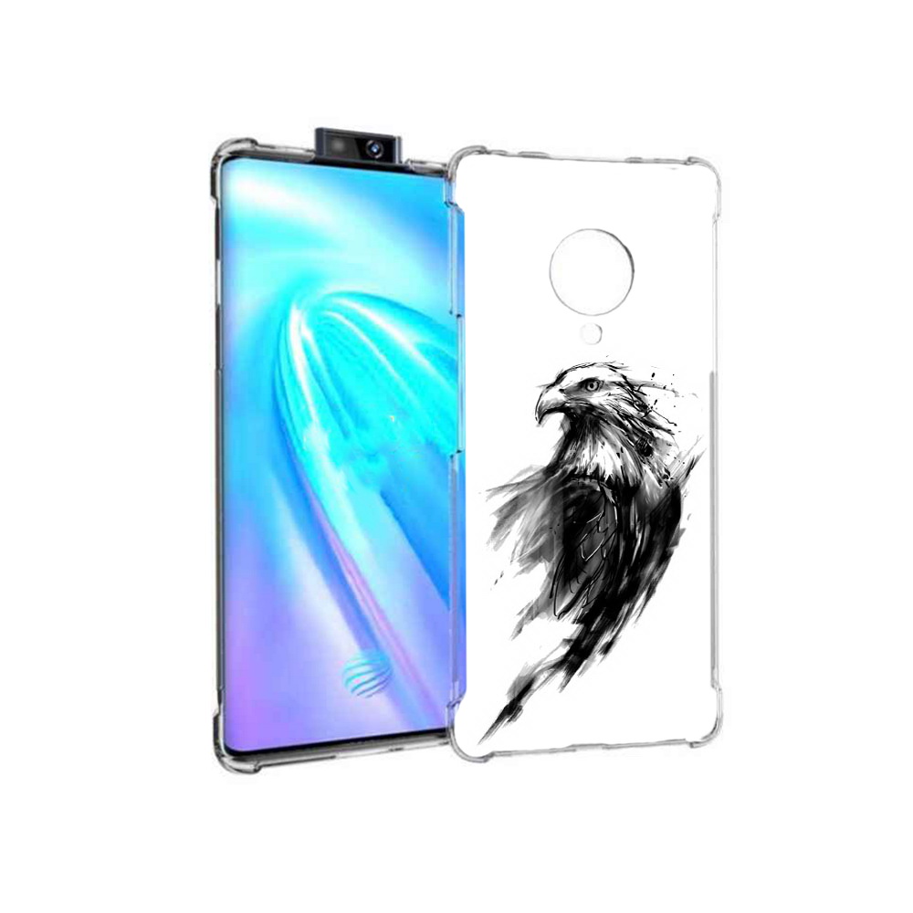 

Чехол MyPads Tocco для Vivo NEX 3 чб птица (PT136035.381.670), Прозрачный, Tocco