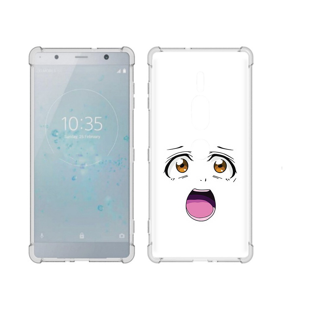 

Чехол MyPads Tocco для Sony Xperia XZ2 Premium аниме лицо, Прозрачный, Tocco