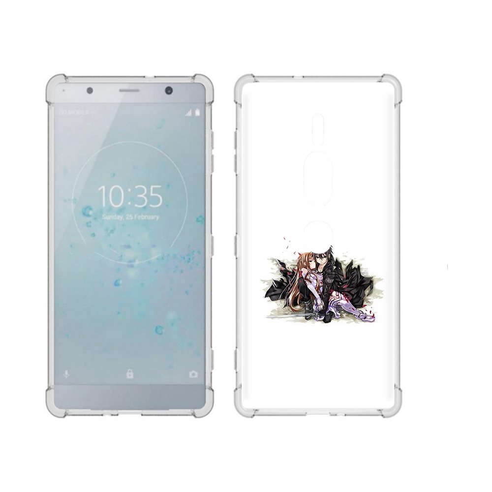 

Чехол MyPads Tocco для Sony Xperia XZ2 Premium аниме асуна, Прозрачный, Tocco