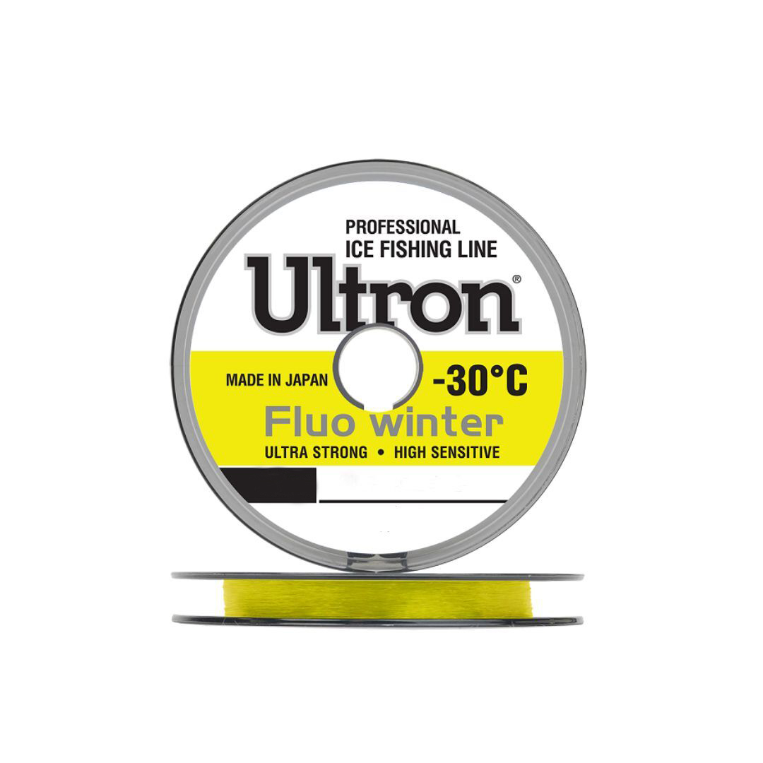 Монофильная леска для рыбалки ULTRON Fluo Winter (ULTRON / 3 / 0.1 / 1.3 / 50 / 3 /