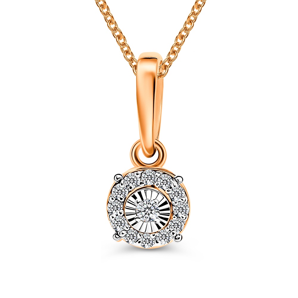 

Кулон из золота 585Gold 103002663, бриллиант, 103002663