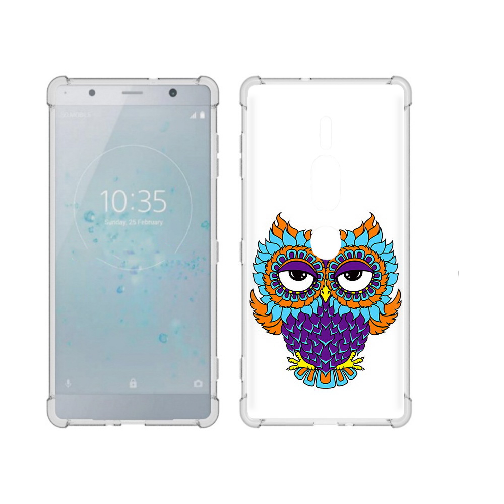 

Чехол MyPads Tocco для Sony Xperia XZ2 Premium Цветная сова, Прозрачный, Tocco