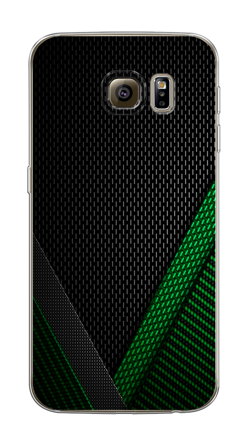 

Чехол Awog на Samsung Galaxy S6 edge "Зеленый карбон", Черный;зеленый, 24450-3