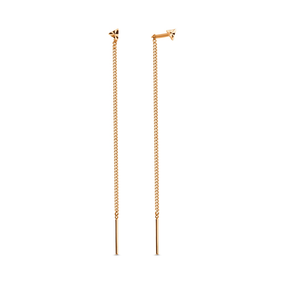 

Серьги продевки из золота 585Gold 402005197, 402005197