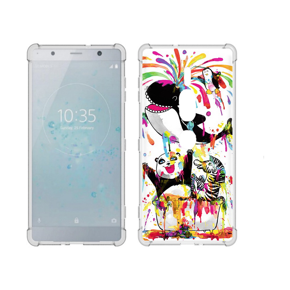 

Чехол MyPads Tocco для Sony Xperia XZ2 Premium Хиппи кит, Прозрачный, Tocco