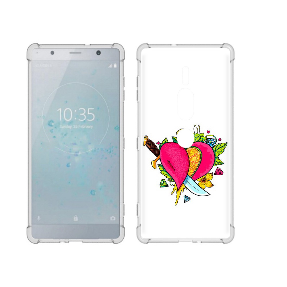

Чехол MyPads Tocco для Sony Xperia XZ2 Premium Фруктовое сердце, Прозрачный, Tocco