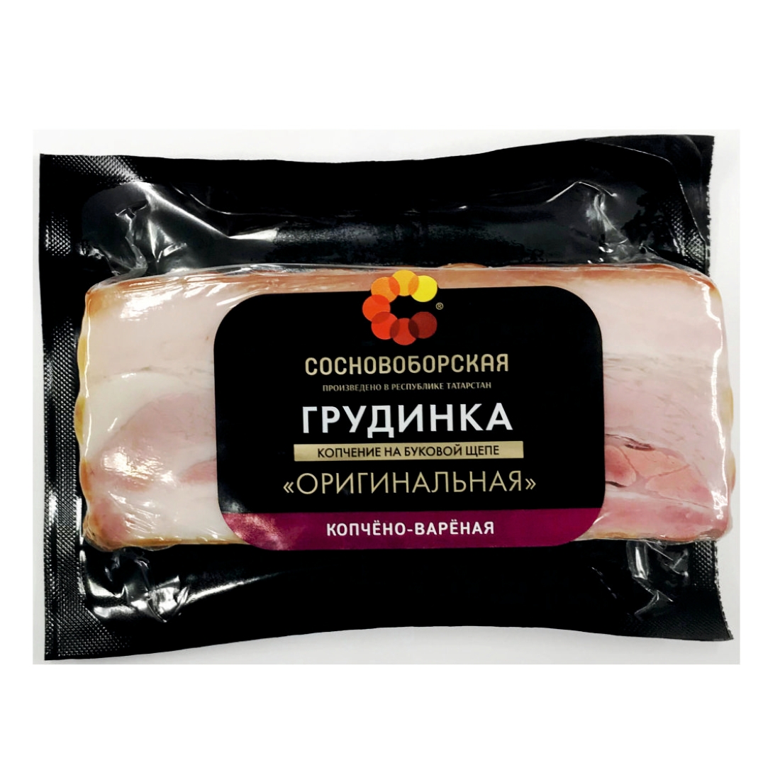 

Грудинка Сосновоборская Оригинальная варено-копченая 300 г