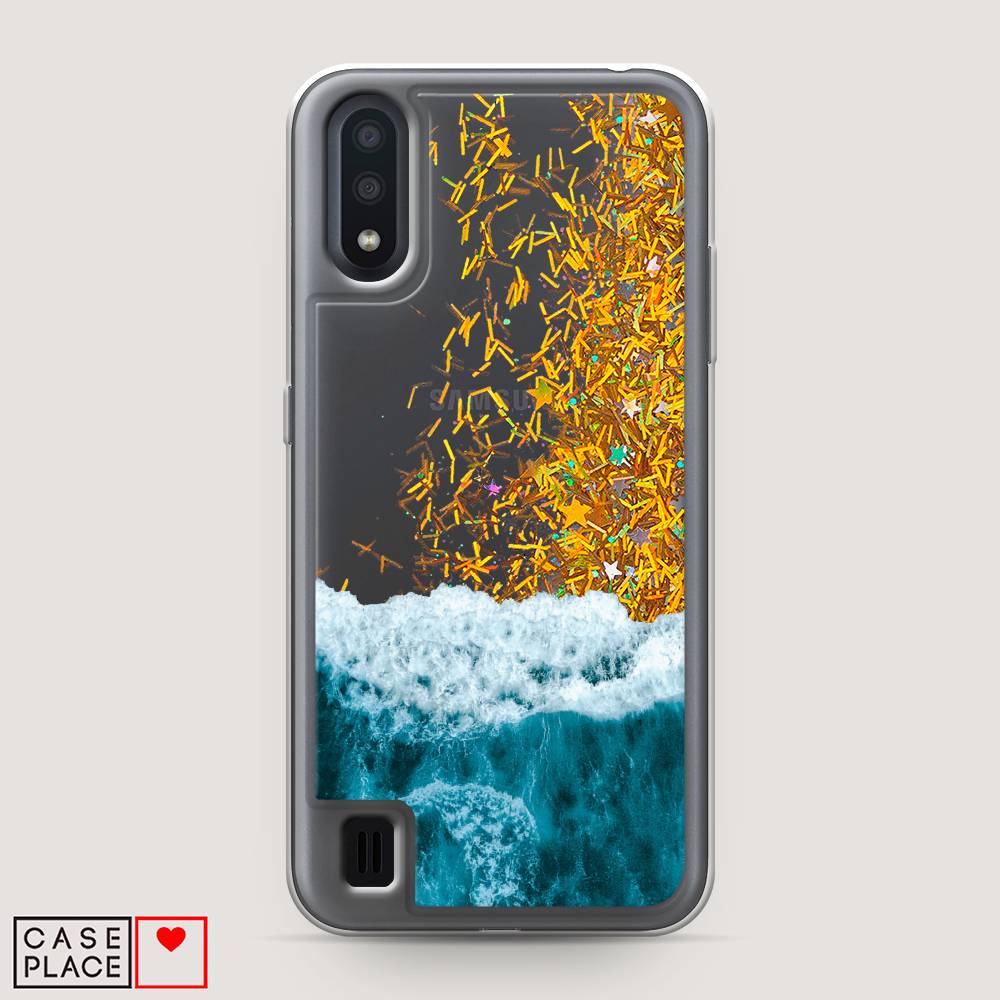

Чехол Awog на Samsung Galaxy A01 "Морская пучина", Разноцветный, 29590-1